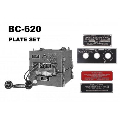 JEU DE 4 PLAQUE POUR BC620 USA