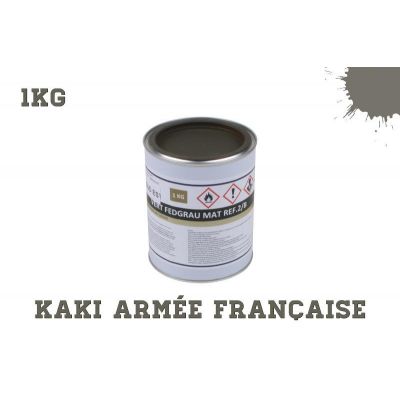 PEINTURE GRIS VERT FELDGRAU ARMEE FRANCAISE 1KG