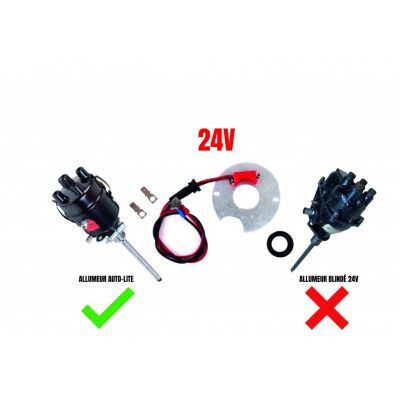 KIT ALLUMAGE ELECTRONIQUE JEEP 24V