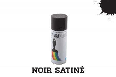 SPRAY 400 ML NOIR SEMI MAT SAT