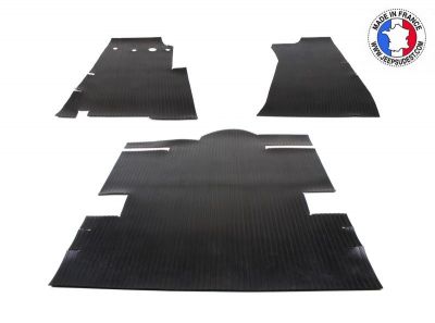 LOT DE 3 TAPIS DE SOL EN CAOUTCHOUC AV / AR