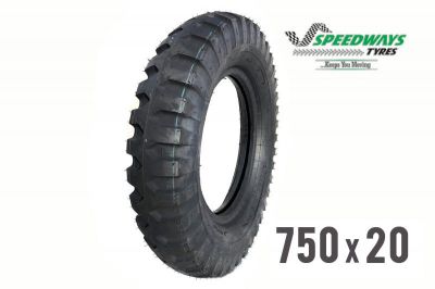 PNEU MILITARY GMC 750 X 20 "SPEED WAYS" - 8 PLY