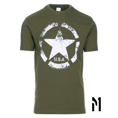 T-SHIRT M VINTAGE ETOILE US ARMY